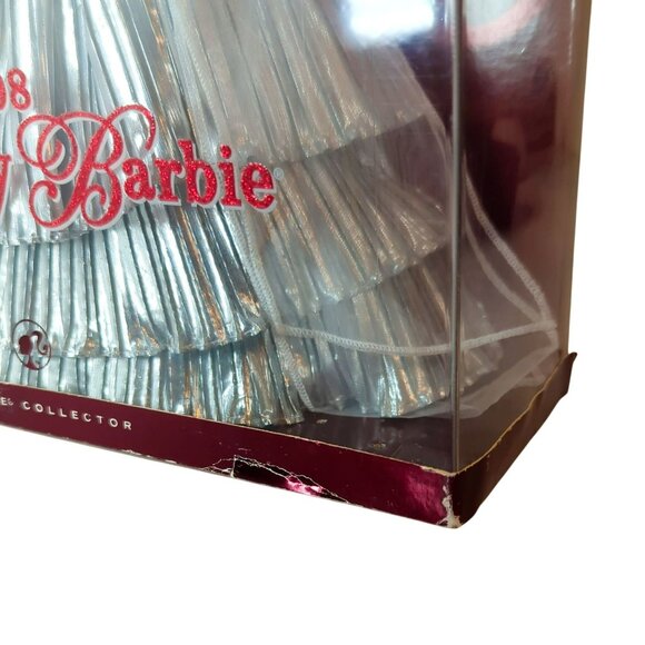 Holiday Barbie Collector Doll 20th Anniversary Snowflake Silver Gown 2008 - Picture 7 of 7